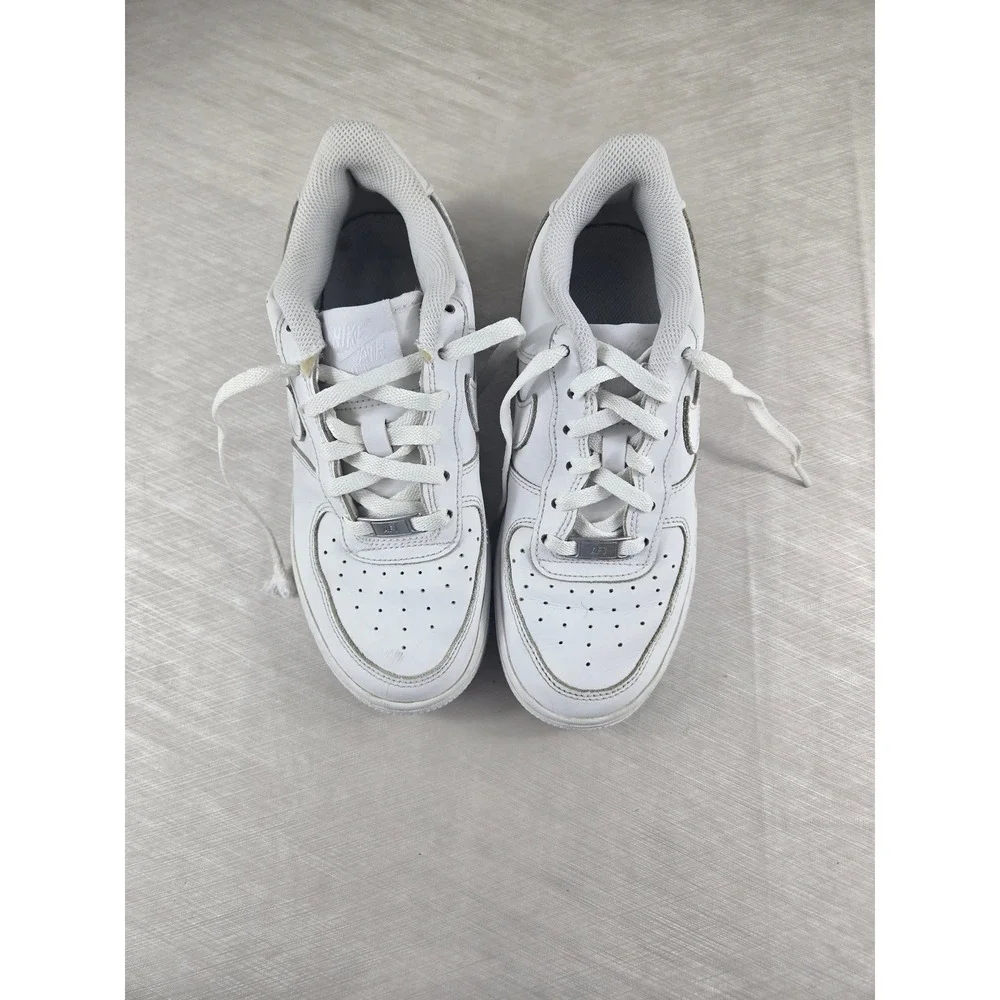 Nike Air Force 1 Low Triple White Youth Sneakers DH2920-111 Size 5Y